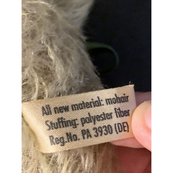 11” Hermann German Mohair Jointed Teddy Bear. Limited American Edition. - Picture 11 of 11